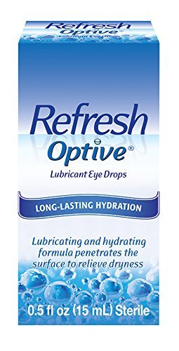 REFRESH OPTIVE Lubricant Bottles Eye Drops, 0.5 FL OZ -(15-mL) Pack of 3