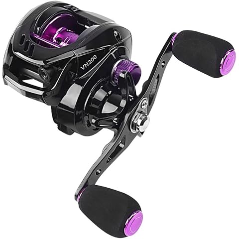 entsport Sirius Bait Casting Reel Low Profile Casting Reel Sleek Baitcaster Super Light Reel Ultra Smooth Cast Reel (Left) Cover