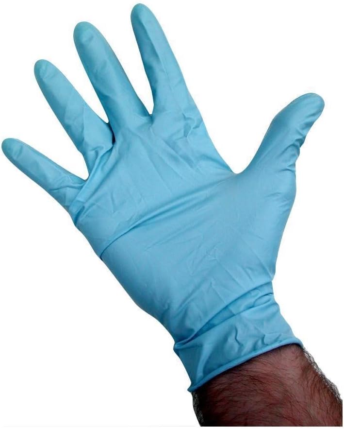Evergrade 0204 Powdered Disposable Nitrile Gloves Size Large (Box100)