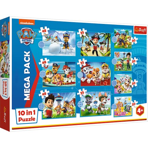 Paw Patrol Puzzle 10in1 - Clementoni Kinderpuzzle Ab 4 Jahren