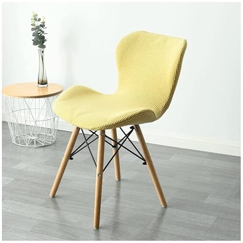 1/2/4/6pieces Scandinave Housse De Chaise Beige/Jaune Grains De Maïs Chaise Salle A Manger Recouvre SansAccoudoirs Bureau Salon Chaise Couverture, pour Cuisine,Mariage,Restaurant Cover