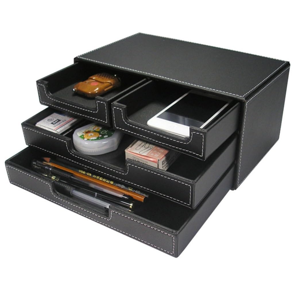 5 szts biurowy biurko organizator Zestaw Set Plik Sack Desktop Organizator organizator drewnianej serwetki