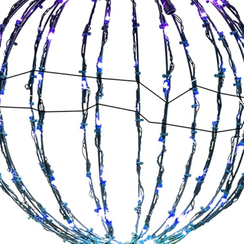 Sphère lumineuse LED extérieur arbre et décoration festive globe