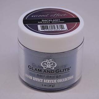 NEW!! Glam and Glits Mood Effects Nail Powder, Backlash (Shimmer), 1 oz.
