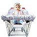 Gowraps 2-in-1 Shopping Cart and High Chair Cover-Grocery Cart Cover for Babies Toddlers Infants Resturant Highchair Cover-Padded Folds to Portable Pouch for Baby Boy Girl (Art)