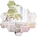 BBTO Mirror Sheets Flexible Non Glass Mirror Plastic Mirror Self Adhesive Tiles Mirror Wall Stickers (15 Pieces, Size 4)