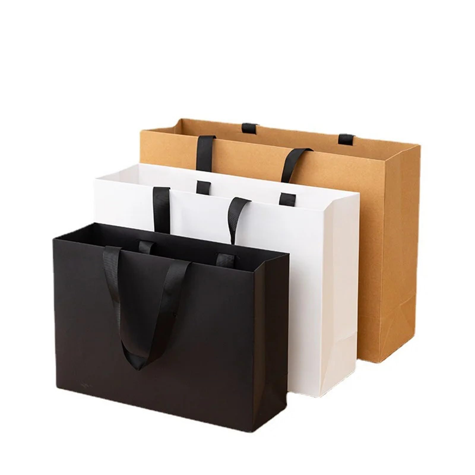 Bolso de tienda ropa bolsa papel 10 piezas para Embalaje Fiestas