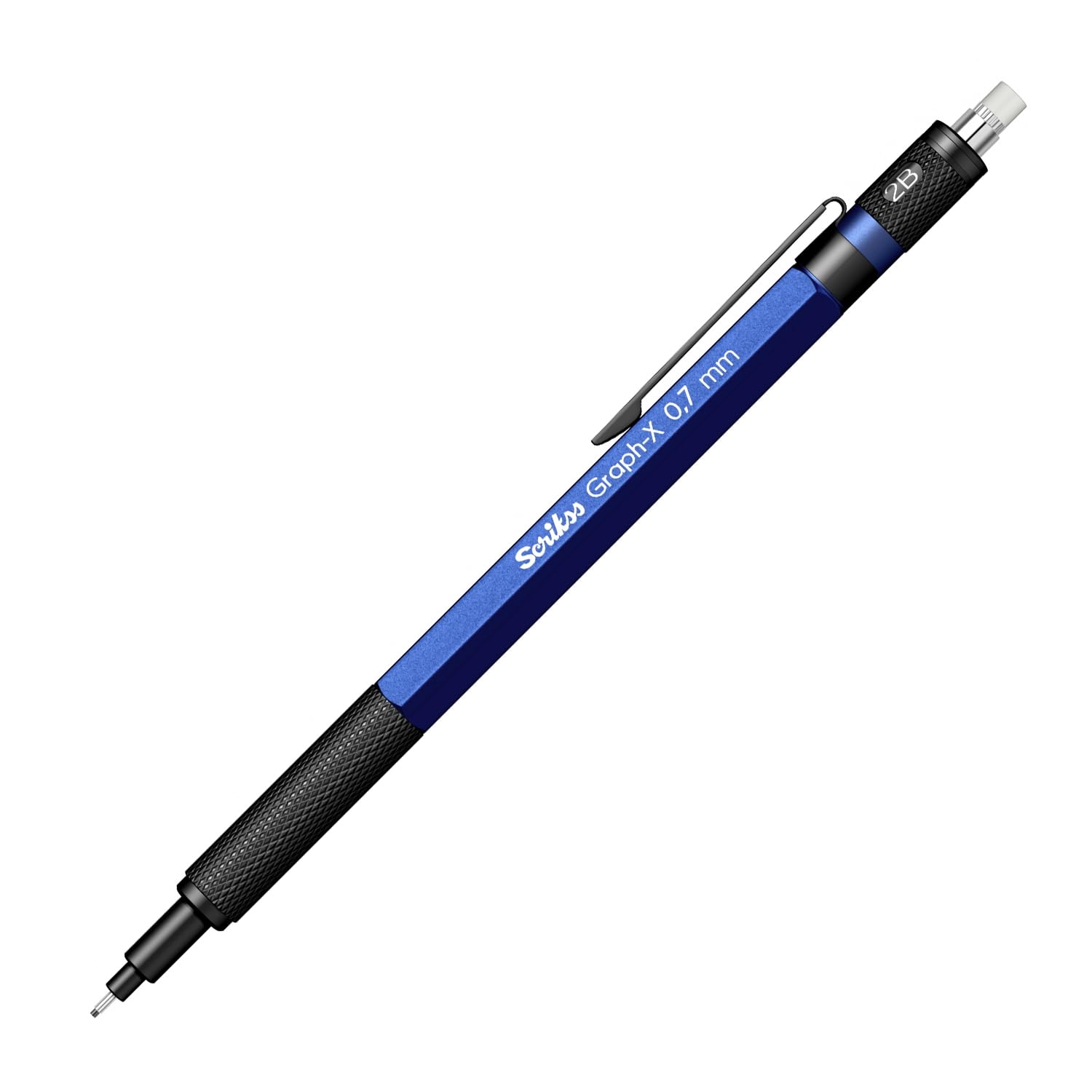 SCRIKSS - Ołówek mechaniczny - Graph-X (niebieski, 0,7 mm)