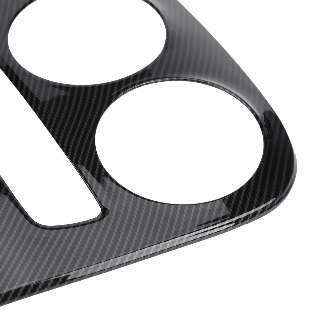 Qiilu adesivo consolle mercedes c w205, ABS Pannello per console centrale in plastica per W205/Classe GLC W253 15-18