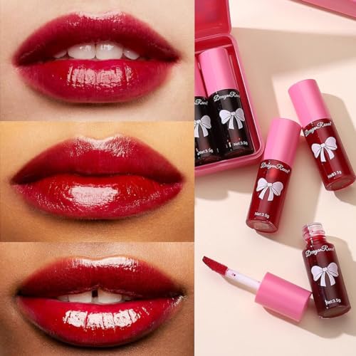 10 Colors Lip Tint, Color Tinted Lip Stain, Moisturizing Lip Balm Liquid Lipstick Makeup Hydrating Long Lasting Lip Gloss Multi-Use Lip Cheek Face Tint — view 2