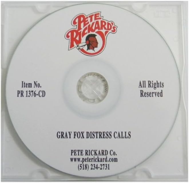 Pete Rickard's 1367CD Grey Fox Distress Call CD