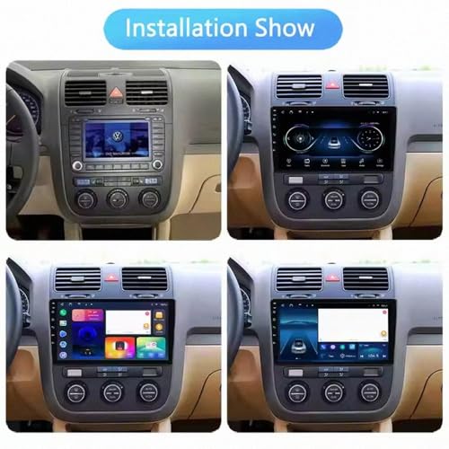 Navegador GPS coche VW Jetta 5 2005-2010 con Android Auto, WiFi y multimedia 2