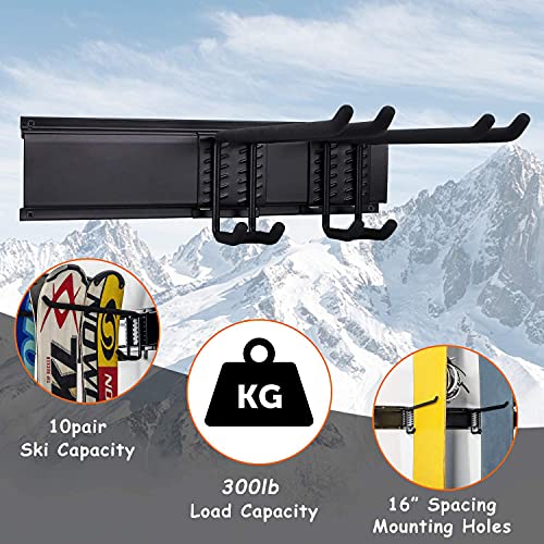 Ultrawall 24-Inch Wall Mounted Ski Rack thumb #2