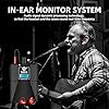D Debra Audio PRO ER-202 UHF Dual Channel Wireless In Ear Monitor System With Transmitter and Receiver for Stage, Recording Studio, Musicians, Monitoring (4 Bodypack with Transmitter) #3