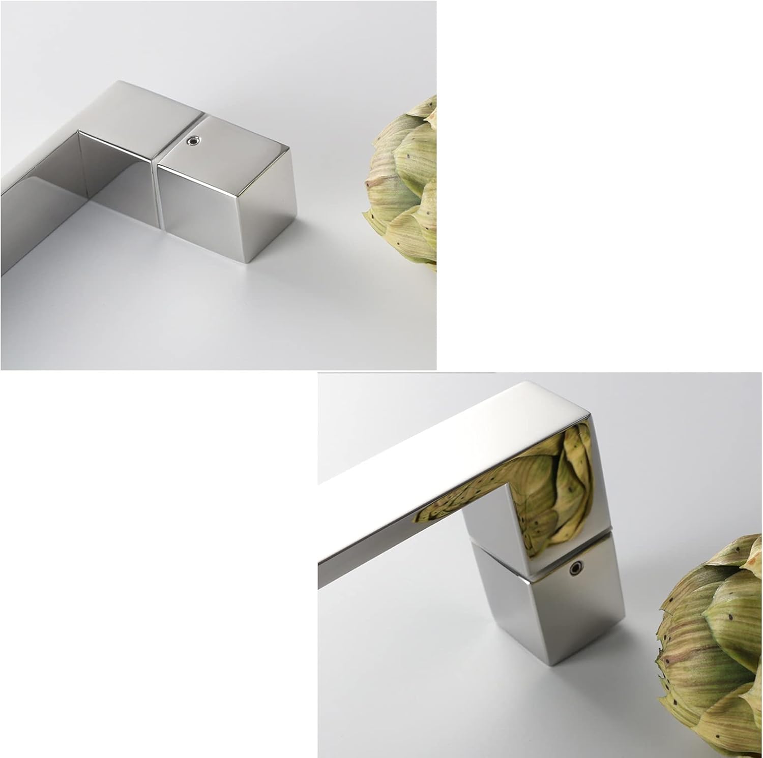 Bathroom Door Handle Large Knobs for Tempered Shower Glass, Replacement Pull Push Door Handle Bath or Kitchen Grab Bar (Size : 440mm)