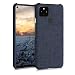 Produktbild kwmobile Schutzhülle kompatibel mit Google Pixel 4a 5G - Hülle - Stoff Cover Handyhülle - Backcover in Dunkelblau