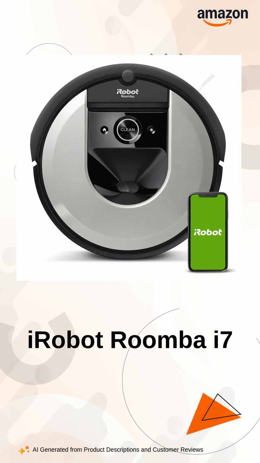 iRobot Roomba i7 (i7156) Wi-Fi Connected Robot Vacuum with Power
