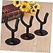 Toddmomy 3pcs Guitar Wall Mount Hangers Hook Holder for All Guitars Violins and Ukuleles Easy Installation Present for Music Lovers