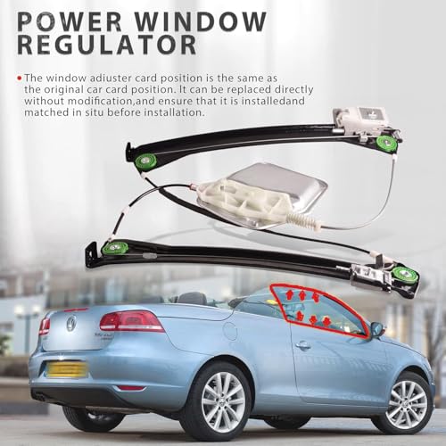 AotoParts Front Right Power Window Regulator Assembly Passenger Side Compatible with VW Volkswagen Eos 2008 2009 2010 2011 2012 2013 2014 2015 2016, Replace# 1Q0837462G,1Q0-837-462-G by AotoParts - Image 3