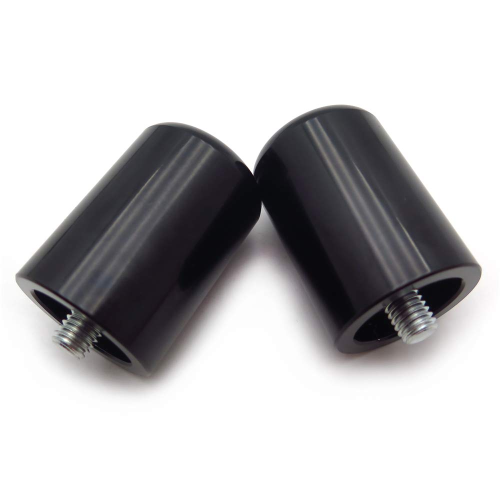 SİYAH Gidon Çubuğu Ucu Kaydırıcı Takımı Kawasaki 2006-07 Ninja ZX