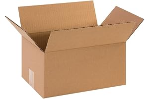 AVIDITI 12x8x8 Shipping Box: Durable Corrugated Cardboard for Secure Shipping, Moving, and...