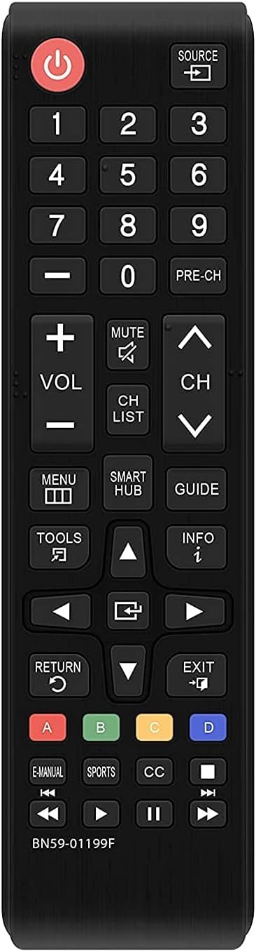 Universal Remote Control for All Samsung TV Replacement for All LCD LED HDTV 3D Smart Samsung TVs Remote