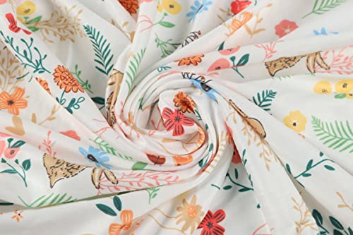 Stretchy Bassinet Sheets 32 X 19 Inch, Compatible With Baby Delight, Mika Micky, Dream On Me, Angelbliss, Papablic, Koola, Amke, Maxi-Cosi Baby Bedside Bassinet Mattress, 2 Pack, Owl And Rabbit #TOP2