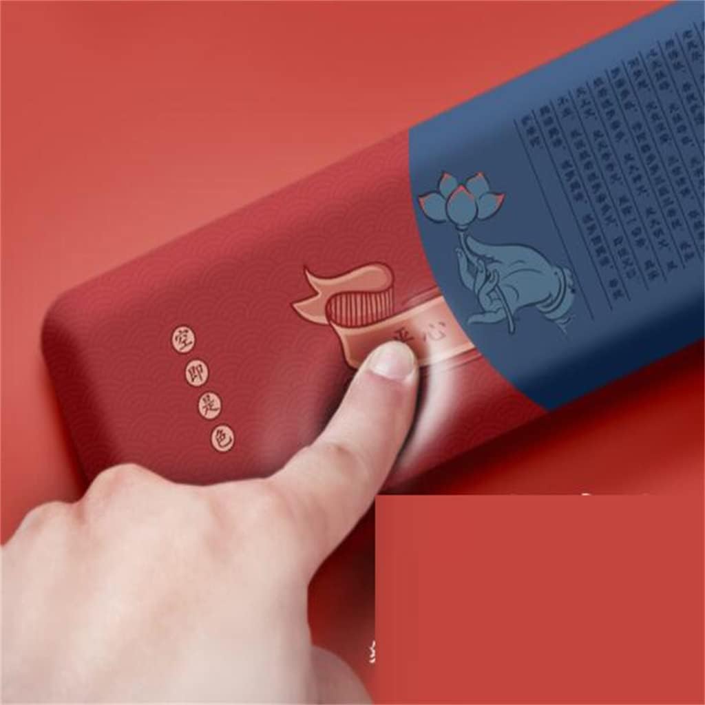 JSEIAJB Pad Wrist Pad Wrist Rest Memory Foam Cushion Set Computer Office Red Keyboard Hand Rest