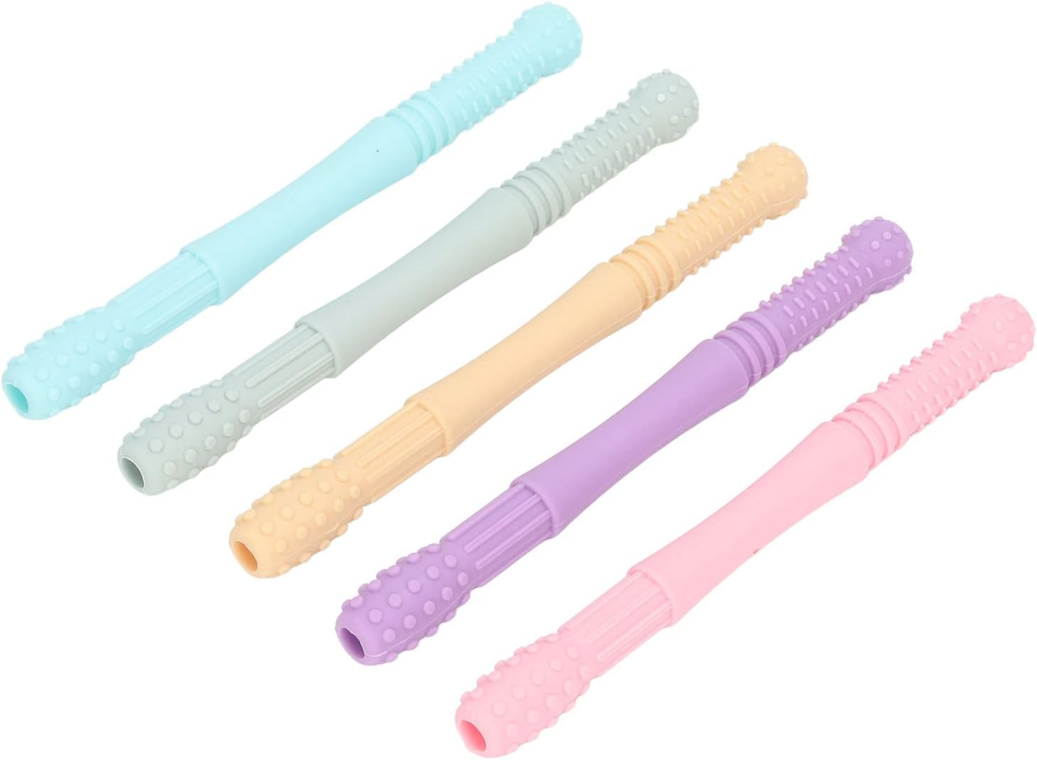 Cryfokt Baby Teething Sticks, Silicone Reduces Anxiety Stress Teething