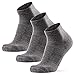 Produktbild DANISH ENDURANCE Merino Wandersocken Low-Cut, 3 Pack (Grau, 43-47)