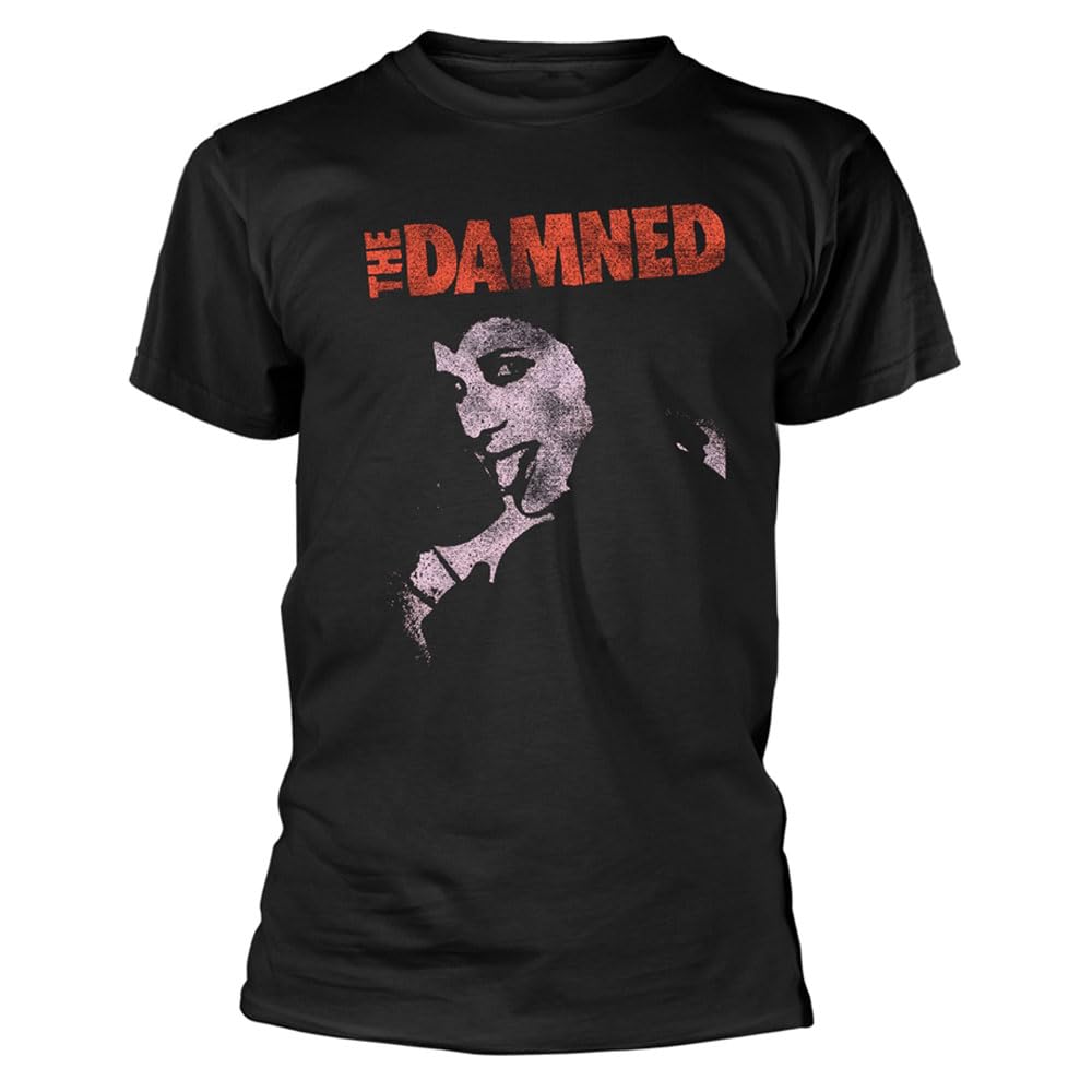 T-shirt en coton durable The Damned The Devil avec impression haute définition Plastichead - 4