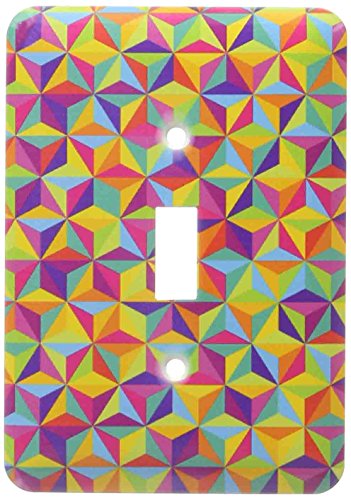 Illusions géométriques cubes arc-en-ciel cache prise usée 3dRose