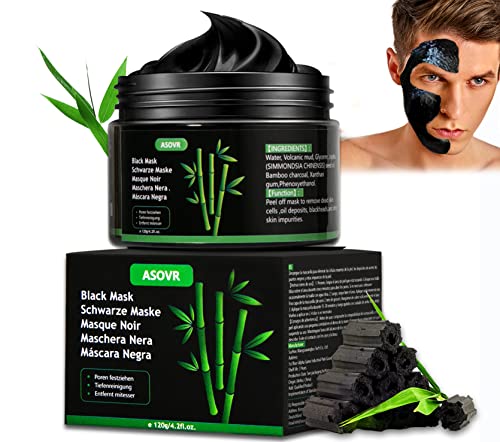 Reinigende Black Mask, Hinzufügen von Vulkanschlamm und Bambuskohle Cover