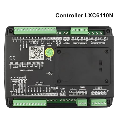 Evite apagones con LXC6110N controlador de generador inteligente AMF 2