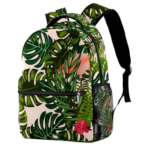 Sac à dos voyage décontracté flamant rose pour les escapades des ados et filles
