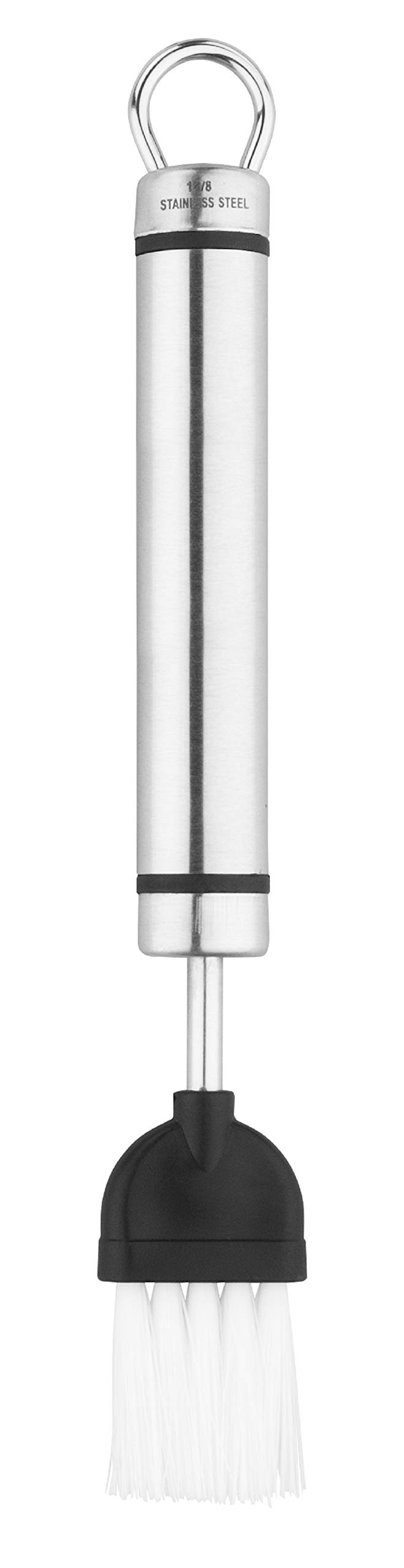 Tala Stainless Steel Pastry Brush with Professional Grade Nylon Bristles, Ideal for Basting Meats When Cooking or BBQ, or Glazing Pastries and Pies When Baking, 19.9 x 2.4 x 1.5 cm
