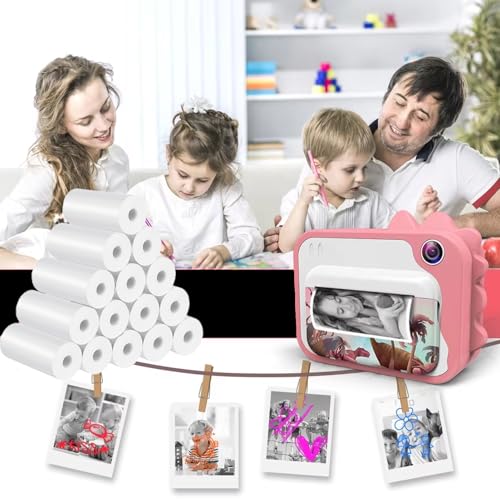 15 Rollen 57mm X 25mm X 7m Thermorollen,Kinder Sofortbildkamera Papier,Thermodrucker Papier Weiß,Thermopapier,Thermopapier Kinderkamera,Thermopapier Kamera Für Kinder Sofortbildkameras