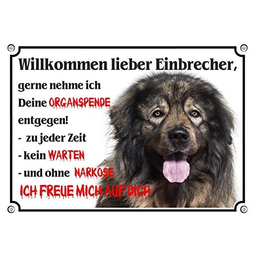 Wetterfestes Hundeschild für Sarplaninac