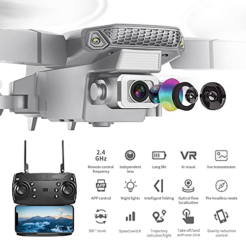 Dobrável Drone 480P / 4K Quadcopter É Adequado Para Entusiastas Ao Ar Livre E Fotografia.Alta Defini
