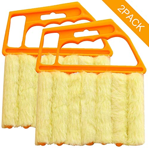 Mini Venetian Blind Brush 7 Finger Dusting Baseboard And Household Cleaner Tool With