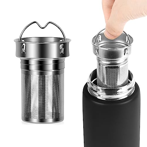 Linkidea 2 Pack Water Bottle Tea Infuser for Loose Leaf Tea, Compatible with CamelBak Chute Mag, Carry Cap 20oz/25oz/32oz/40oz Attachment, 304 Stainless Steel Mesh Strainer