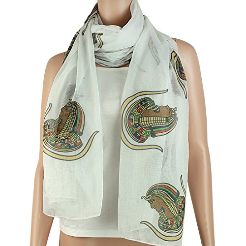 Women's Oversized Daughters of IsisImperial Court Long Scarf, 36x72 inches2