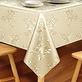 Adaptée à des Occasions Variées : La nappe doré est parfaite pour les dîners, barbecues, activités manuelles des enfants et repas de fête. Convient pour les tables de cuisine, terrasses et fêtes. Idéale pour une utilisation en extérieur