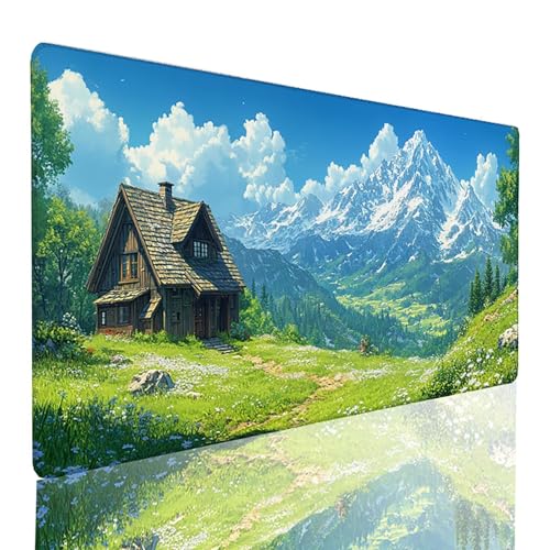 Tapis de souris gaming XXL améliore la précision et la vitesse vert 700x400mm
