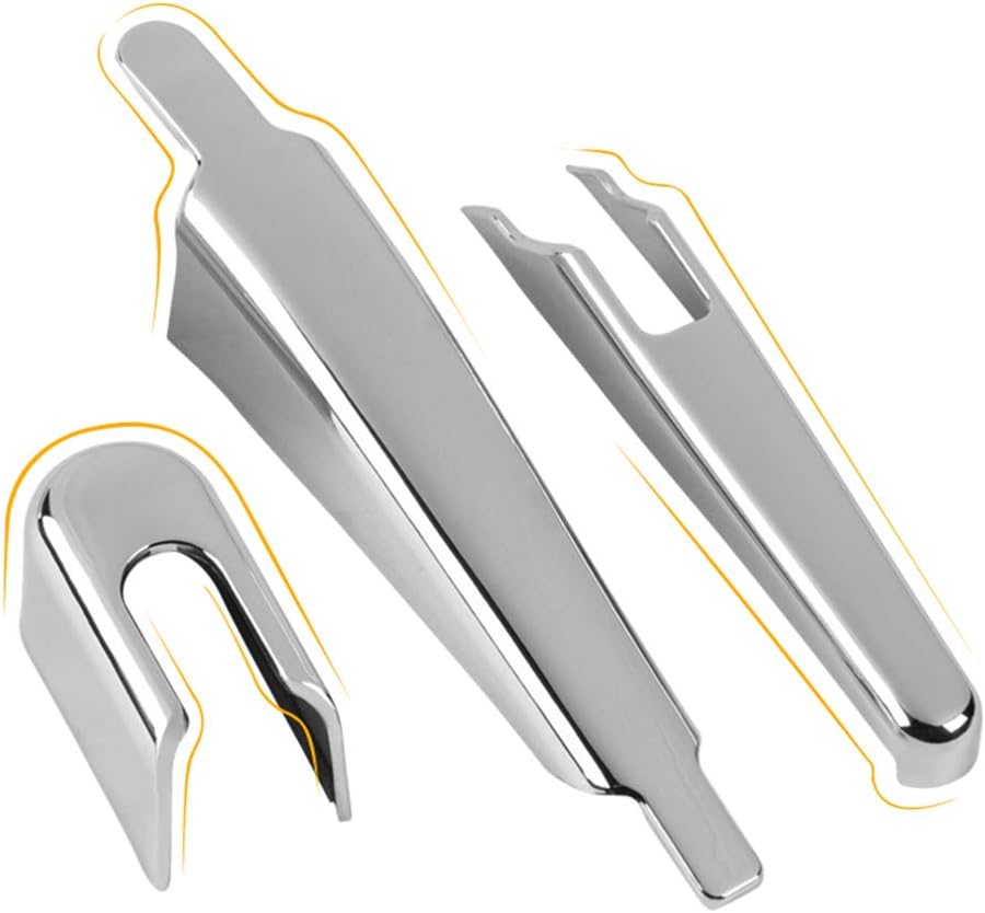 SHIFENG For Mercedes-benz New Smart fortwo 453 2015-2019 Accessories ABS Chrome Car Rear Windshield Wiper Trim
