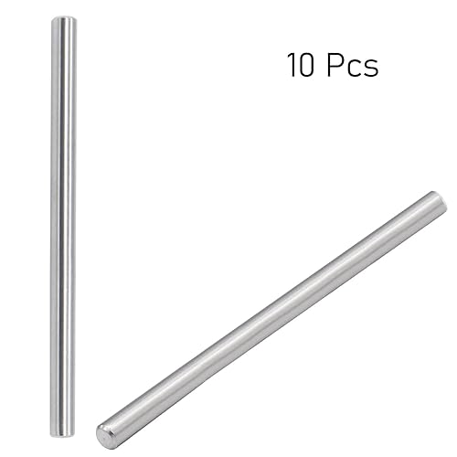 Miniatura 2 de 10 clavijas de 0.197 in de diámetro x 2.362 in de longitud 304 de acero inoxidable 304 clavijas de soporte de barra de metal elementos usados en el