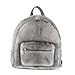 Elisabetta Panerai Zaino Pelliccia Vera Visone Donna Ragazza Borsa Idea Regalo Luxury Zainetto Peloso Grigio