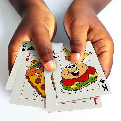 Baraja de cartas retro estilo años 80, tamaño póker miniatura 7