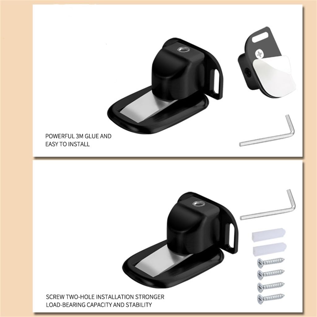 Floor Suction Punching Hole No Door Anti-Collision Bathroom Obstruction
