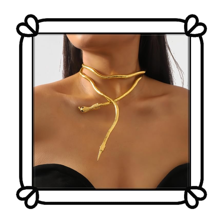 Collier serpent pour femme qui s'ajuste à toutes les morphologies
